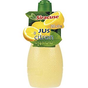 SIRACUSE Jus citron jaune 20cl siracus Le flacon de 20cl - Publicité SIRACUSE Jus citron jaune 20cl siracus Le flacon de 20cl - Publicité