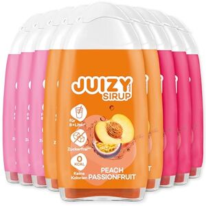 JUIZY WOW Sirop sans sucre 9 x 65ml Mixed Jusqu'à 108L Sirop naturel pour boissons Zero Calories Vegan Bundle de 9 Pamplemousse rose, Citron cerise, Fruit De La Passion Pêche - Publicité JUIZY WOW Sirop sans sucre 9 x 65ml Mixed Jusqu'à 108L Sirop naturel pour boissons Zero Calories Vegan Bundle de 9 Pamplemousse rose, Citron cerise, Fruit De La Passion Pêche - Publicité