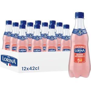 Lorina Limonade Pêche Blanche Boisson Artisanale, Saveur Pêche, 42cl, Lot de 12 Bouteilles - Publicité Lorina Limonade Pêche Blanche Boisson Artisanale, Saveur Pêche, 42cl, Lot de 12 Bouteilles - Publicité