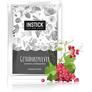 INSTICK just add water Instick 90 g de poudre de raisin rouge. Publicité INSTICK just add water Instick 90 g de poudre de raisin rouge. Publicité