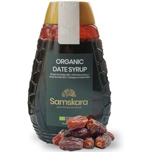 Samskara Sirop de Datte BIO et Commerce Équitable 500 g 100% Naturel Mélasse de Dattes Bio Sirop Caramel de Fruit de Datte Sans Sucre pour Café, Desserts et Recettes Sucrées - Publicité Samskara Sirop de Datte BIO et Commerce Équitable 500 g 100% Naturel Mélasse de Dattes Bio Sirop Caramel de Fruit de Datte Sans Sucre pour Café, Desserts et Recettes Sucrées - Publicité