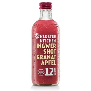 Kloster Kitchen Shot de Gingembre Bio Grenade 12SHOTS 360 ml avec morceaux de gingembre I vegan I bouteille en verre I doux-épicé sans additifs & (incl. 0,25€ consigne non consignée) - Publicité Kloster Kitchen Shot de Gingembre Bio Grenade 12SHOTS 360 ml avec morceaux de gingembre I vegan I bouteille en verre I doux-épicé sans additifs & (incl. 0,25€ consigne non consignée) - Publicité