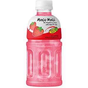 Mogu Mogu Lot de 12 jus de fruits avec Nata de Coco Fraise, 30 cl - Publicité Mogu Mogu Lot de 12 jus de fruits avec Nata de Coco Fraise, 30 cl - Publicité