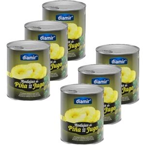 diamir Lot 6x Ananas tranche au jus 4/4 Boîte 825g - Publicité diamir Lot 6x Ananas tranche au jus 4/4 Boîte 825g - Publicité