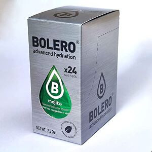 Bolero MOJITO 24x3g Jus en poudre sans sucre, édulcoré à la stévia + vitamine C pour enfants et sportifs sans gluten, végétalien goût mojito - Publicité Bolero MOJITO 24x3g Jus en poudre sans sucre, édulcoré à la stévia + vitamine C pour enfants et sportifs sans gluten, végétalien goût mojito - Publicité