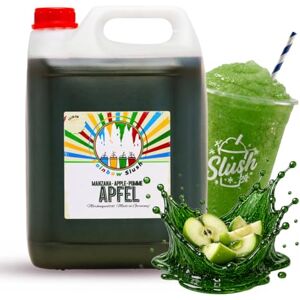 Hopser Food Fun Sirop Rainbow Slush SANS AZO goût pomme Concentré pour machines à neige fondante Slushy Maker machines à glace boissons 1:5 - Publicité Hopser Food Fun Sirop Rainbow Slush SANS AZO goût pomme Concentré pour machines à neige fondante Slushy Maker machines à glace boissons 1:5 - Publicité