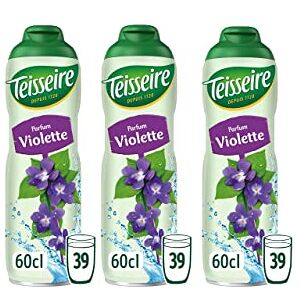 Teisseire Pack de 3 sirops violette 3x60cl - Publicité Teisseire Pack de 3 sirops violette 3x60cl - Publicité