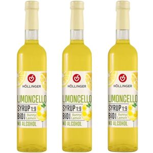Höllinger Sirop de Limoncello Bio Sans Alcool, Pack de 3 Bouteilles en Verre de 500ml, Ratio de Dilution 1:9, Pour Cocktails et Boissons Rafraîchissantes - Publicité Höllinger Sirop de Limoncello Bio Sans Alcool, Pack de 3 Bouteilles en Verre de 500ml, Ratio de Dilution 1:9, Pour Cocktails et Boissons Rafraîchissantes - Publicité