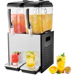 VEVOR Distributeur de Boissons Commercial 2 Réservoirs de 12 L, Fontaine à Eau 286 W, Distribution de Jus Limonade Thé Glacé, Température de Refroidissement 7-12 ℃, pour Restaurant, Hôtel, Café - Publicité VEVOR Distributeur de Boissons Commercial 2 Réservoirs de 12 L, Fontaine à Eau 286 W, Distribution de Jus Limonade Thé Glacé, Température de Refroidissement 7-12 ℃, pour Restaurant, Hôtel, Café - Publicité