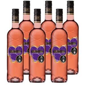 VeRy Cassis Vin Rosé au Cassis Boisson aromatisée à Base de vin Lot de 6 bouteilles x 75 cl - Publicité VeRy Cassis Vin Rosé au Cassis Boisson aromatisée à Base de vin Lot de 6 bouteilles x 75 cl - Publicité