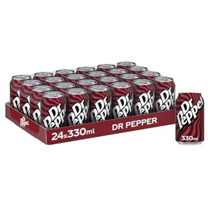 Dr Pepper Dr. Pepper Boisson gazeuse Pack 24 canettes x 33cl - Publicité Dr Pepper Dr. Pepper Boisson gazeuse Pack 24 canettes x 33cl - Publicité