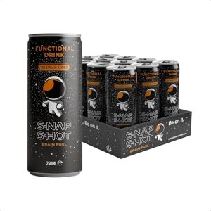 SNAP-SHOT 12 Canettes de 250 ml Boisson fonctionnelle pour la concentration Brain Fuel - Publicité SNAP-SHOT 12 Canettes de 250 ml Boisson fonctionnelle pour la concentration Brain Fuel - Publicité