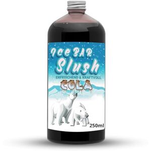 ICE Bär SLUSH ICE Bär Sirop Sans AZO et Glycérine Bouteille de 250 ml Concentré pour Machine à Slushy Boissons Glacées Machines à Glaces 1:5 à 1:20 (250 ml, Cola) - Publicité ICE Bär SLUSH ICE Bär Sirop Sans AZO et Glycérine Bouteille de 250 ml Concentré pour Machine à Slushy Boissons Glacées Machines à Glaces 1:5 à 1:20 (250 ml, Cola) - Publicité