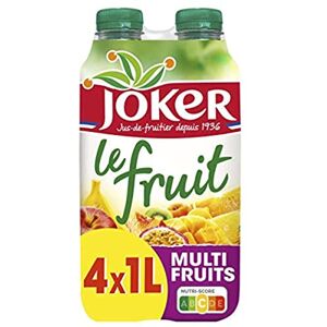 JOKER Le Fruit Jus Multifruits Bouteille, 4 x 1L - Publicité JOKER Le Fruit Jus Multifruits Bouteille, 4 x 1L - Publicité