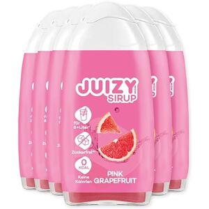 JUIZY WOW Sirop sans sucre 6 x 65ml Pink Grapefruit Jusqu'à 72L Sirop naturel pour boissons Zero Calories Vegan Bundle de 6 Boisson concentrée prête à l'emploi More Juice Less Calories - Publicité JUIZY WOW Sirop sans sucre 6 x 65ml Pink Grapefruit Jusqu'à 72L Sirop naturel pour boissons Zero Calories Vegan Bundle de 6 Boisson concentrée prête à l'emploi More Juice Less Calories - Publicité