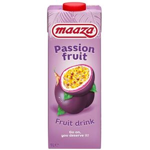 Maaza Passion Fruit Drink, jus de fruit de la passion à savourer, fruit de la passion, 6x1l - Publicité Maaza Passion Fruit Drink, jus de fruit de la passion à savourer, fruit de la passion, 6x1l - Publicité