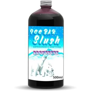 ICE Bär SLUSH ICE Ours Sirop sans AZO ni glycérine Bouteille de 500 ml Concentré pour Slushy Boissons Maker Machine à glace Machine à glace 1:5 à 1:20 (500 ml, mûre) - Publicité ICE Bär SLUSH ICE Ours Sirop sans AZO ni glycérine Bouteille de 500 ml Concentré pour Slushy Boissons Maker Machine à glace Machine à glace 1:5 à 1:20 (500 ml, mûre) - Publicité