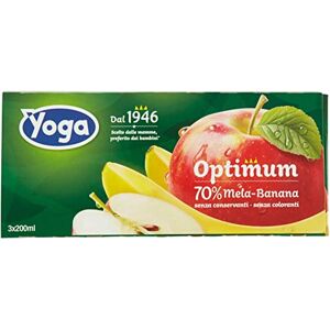 Idea Lot de 8 boîtes de jus de fruits Yoga Optimum pomme banane italienne 3 x 200 ml - Publicité Idea Lot de 8 boîtes de jus de fruits Yoga Optimum pomme banane italienne 3 x 200 ml - Publicité