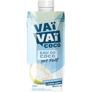 VaiVai Vaïvaï Eau de Coco 100% Pur Jus Douce et Rafraîchissante Sans Sucres Ajoutés 12 Briques Tetra Pak de 33cl - Publicité VaiVai Vaïvaï Eau de Coco 100% Pur Jus Douce et Rafraîchissante Sans Sucres Ajoutés 12 Briques Tetra Pak de 33cl - Publicité