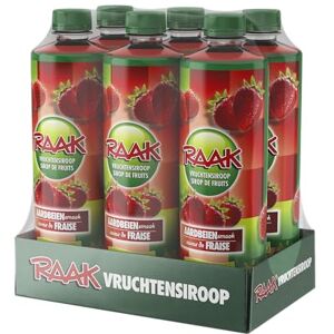 RAAK Sirop Fraise Premium 6x750ml = 180 Verres 15% Vrais Jus de Fruits Parfait Familles & Professionnels Qualité Européenne - Publicité RAAK Sirop Fraise Premium 6x750ml = 180 Verres 15% Vrais Jus de Fruits Parfait Familles & Professionnels Qualité Européenne - Publicité