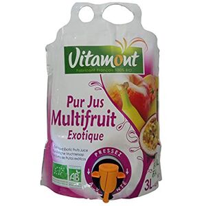 Boissons Vitamont Pur Jus Multifruit Exotique Bio 3 L Vendu par unité - Publicité Boissons Vitamont Pur Jus Multifruit Exotique Bio 3 L Vendu par unité - Publicité