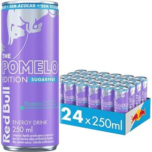 Red Bull Energy Lot de 24 cannettes Pomelo sans sucre 250 ml - Publicité Red Bull Energy Lot de 24 cannettes Pomelo sans sucre 250 ml - Publicité