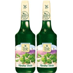 Moulin de Valdonne Sirop de Menthe pour boisson rafraîchissante, cocktail avec ou sans alcool, 2 bouteilles 70 cl - Publicité Moulin de Valdonne Sirop de Menthe pour boisson rafraîchissante, cocktail avec ou sans alcool, 2 bouteilles 70 cl - Publicité