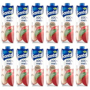 Italian Gourmet E.R. 12 x Parmalat Santal I Classici Succo di Frutta Mela jus de fruits 100% d'origine naturelle Boisson rafraîchissante Tetrapack 1000 ml - Publicité Italian Gourmet E.R. 12 x Parmalat Santal I Classici Succo di Frutta Mela jus de fruits 100% d'origine naturelle Boisson rafraîchissante Tetrapack 1000 ml - Publicité