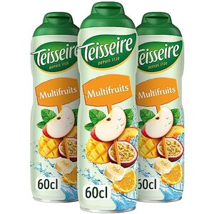 The Sirop Shop Teisseire Sirop Multifruits pour Boisson Rafraîchissante, Cocktails, Bidon Recyclable 3x60cl - Publicité The Sirop Shop Teisseire Sirop Multifruits pour Boisson Rafraîchissante, Cocktails, Bidon Recyclable 3x60cl - Publicité
