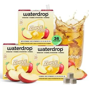 waterdrop MICRODRINK waterdrop® Pastille Coffret Pomme, 36 Cubes de Boisson pour Eau Aromatisée, Saveur Pomme Sans Sucre, Pastilles Aromatisées pour l’Eau, Alternative au Jus de Pomme, Enrichies en Vitamines C et B - Publicité waterdrop MICRODRINK waterdrop® Pastille Coffret Pomme, 36 Cubes de Boisson pour Eau Aromatisée, Saveur Pomme Sans Sucre, Pastilles Aromatisées pour l’Eau, Alternative au Jus de Pomme, Enrichies en Vitamines C et B - Publicité