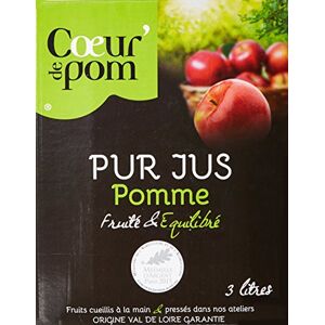 Cœur De Pom Pur Jus de Pommes Naturel Multivariétal 3 L Lot de 2 - Publicité Cœur De Pom Pur Jus de Pommes Naturel Multivariétal 3 L Lot de 2 - Publicité