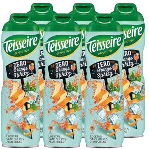 Teisseire Orange Spritz Zero Pour boissons rafraîchissantes sans alcool au goût authentique de cocktail orange éclaboussée 6 x 600 ml - Publicité Teisseire Orange Spritz Zero Pour boissons rafraîchissantes sans alcool au goût authentique de cocktail orange éclaboussée 6 x 600 ml - Publicité