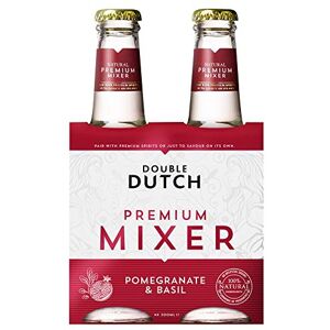 Double Dutch Lot de 4 bouteilles de 800 ml d'eau tonique aromatisée à la grenade et au basilic Faible teneur en calories Mélangeur parfait pour les cocktails, sans colorants ni arômes artificiels - Publicité Double Dutch Lot de 4 bouteilles de 800 ml d'eau tonique aromatisée à la grenade et au basilic Faible teneur en calories Mélangeur parfait pour les cocktails, sans colorants ni arômes artificiels - Publicité