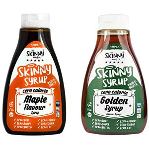 The Skinny Food Co The Skinny Foods Twin Pack Maple & Golden Syrup Flavoured Dessert Topping Syrup,Sugar Free,Zero Calories - Publicité The Skinny Food Co The Skinny Foods Twin Pack Maple & Golden Syrup Flavoured Dessert Topping Syrup,Sugar Free,Zero Calories - Publicité