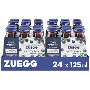 Zuegg pack de jus de bleuets de 24 bouteilles de 125 ml - Publicité Zuegg pack de jus de bleuets de 24 bouteilles de 125 ml - Publicité