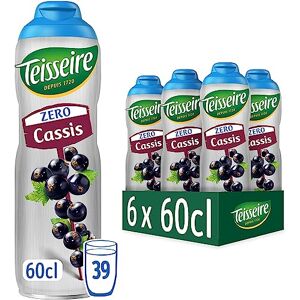 Teisseire Zéro Sucre, Sirop de Cassis pour Boisson Rafraîchissante, Cocktails, Bidon 6x60cl - Publicité Teisseire Zéro Sucre, Sirop de Cassis pour Boisson Rafraîchissante, Cocktails, Bidon 6x60cl - Publicité