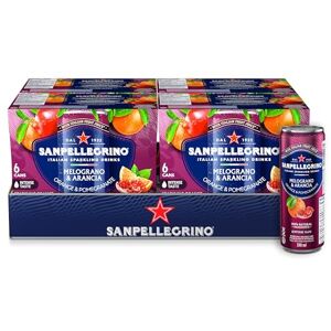 San Pellegrino Naturali – Boisson pétillante italienne Melograno & Arancia, orange et grenade, 330 ml, 24 canettes au total - Publicité San Pellegrino Naturali – Boisson pétillante italienne Melograno & Arancia, orange et grenade, 330 ml, 24 canettes au total - Publicité