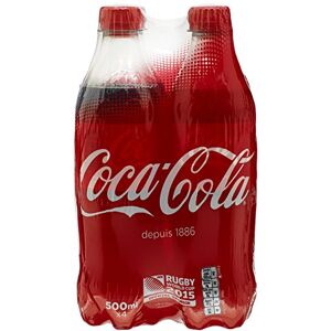 Coca-Cola Classique Pack de 4 Bouteilles de 50 cl - Publicité Coca-Cola Classique Pack de 4 Bouteilles de 50 cl - Publicité