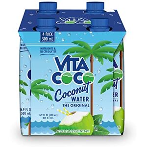 Vita Coco , Eau de noix de coco, 40 ml, lot de 4 - Publicité Vita Coco , Eau de noix de coco, 40 ml, lot de 4 - Publicité