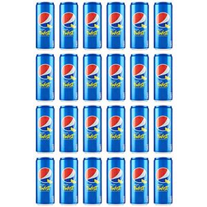 Pepsi Lot de 24 boîtes de boisson gazeuse au citron vert 330 ml - Publicité Pepsi Lot de 24 boîtes de boisson gazeuse au citron vert 330 ml - Publicité