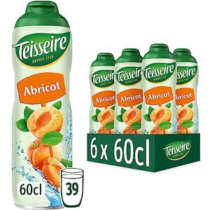 Teisseire Sirop d'Abricot pour Boisson Rafraîchissante, Cocktails, Bidon Recyclable (6x60cl) - Publicité Teisseire Sirop d'Abricot pour Boisson Rafraîchissante, Cocktails, Bidon Recyclable (6x60cl) - Publicité