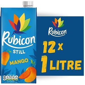 Rubicon Lot de 12 bouteilles de jus exotiques à la mangue 1 l - Publicité Rubicon Lot de 12 bouteilles de jus exotiques à la mangue 1 l - Publicité