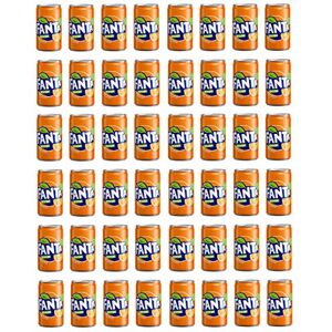 Fanta Lot de 48 mini boîtes de limonad orange 150 ml 100 % orange - Publicité Fanta Lot de 48 mini boîtes de limonad orange 150 ml 100 % orange - Publicité