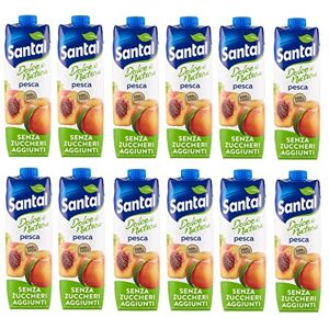 Italian Gourmet E.R. 12 x Parmalat Santal Succo di Frutta Pesca Dolce di Natura Zero Courgettes Aggiunti Pêche jus de fruits zéro addition de sucre Boisson rafraîchissante Tetrapack 1000 ml - Publicité Italian Gourmet E.R. 12 x Parmalat Santal Succo di Frutta Pesca Dolce di Natura Zero Courgettes Aggiunti Pêche jus de fruits zéro addition de sucre Boisson rafraîchissante Tetrapack 1000 ml - Publicité