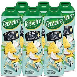 Teisseire Pina Colada Zero Pour boissons rafraîchissantes sans alcool au goût authentique du cocktail Pina Colada 6 x 600 ml - Publicité Teisseire Pina Colada Zero Pour boissons rafraîchissantes sans alcool au goût authentique du cocktail Pina Colada 6 x 600 ml - Publicité