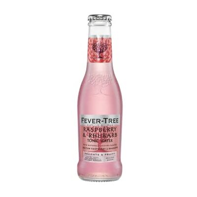FEVER-TREE 24 Bouteilles de 200ml Raspberry et Rhubarb Tonic Water (Framboise-Rhubarbe) - Publicité FEVER-TREE 24 Bouteilles de 200ml Raspberry et Rhubarb Tonic Water (Framboise-Rhubarbe) - Publicité