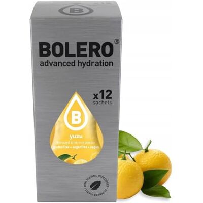 Bolero Boisson instantanée sans sucre (YUZU) 9 g x 12 sachets - Publicité Bolero Boisson instantanée sans sucre (YUZU) 9 g x 12 sachets - Publicité