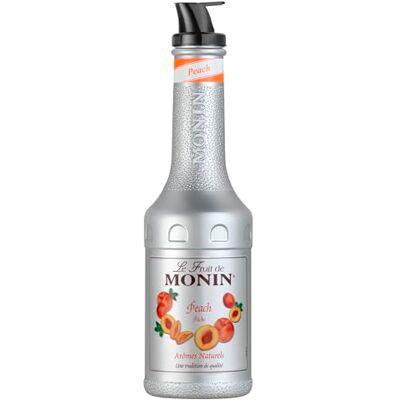 Monin Le Fruit Pêche Préparation à base de fruits Pour Cocktail, Culinaire et Smoothie 1L - Publicité Monin Le Fruit Pêche Préparation à base de fruits Pour Cocktail, Culinaire et Smoothie 1L - Publicité