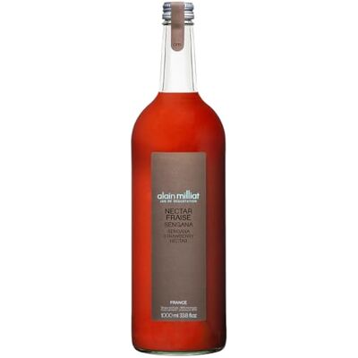 Alain Milliat Nectar de Fraise 100cl - Publicité Alain Milliat Nectar de Fraise 100cl - Publicité
