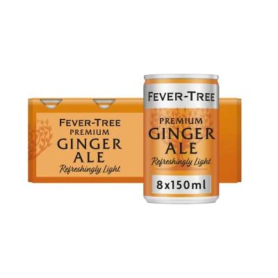 FEVER-TREE - Refreshingly Light - 8x150ml - Ginger Ale - Publicité FEVER-TREE - Refreshingly Light - 8x150ml - Ginger Ale - Publicité